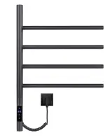 Полотенцесушитель с эл. нагревательным элементом, тип Е2. модель Ti#1 L.43х60.F4 (timer), графит